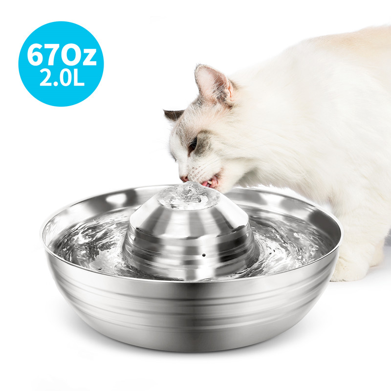 2L pet water fountain