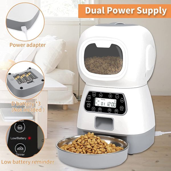 3.5L pet feeder