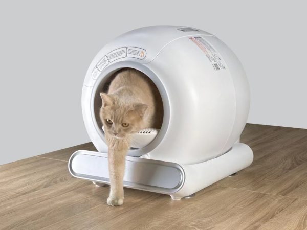 automatic cat litter box self cleaning