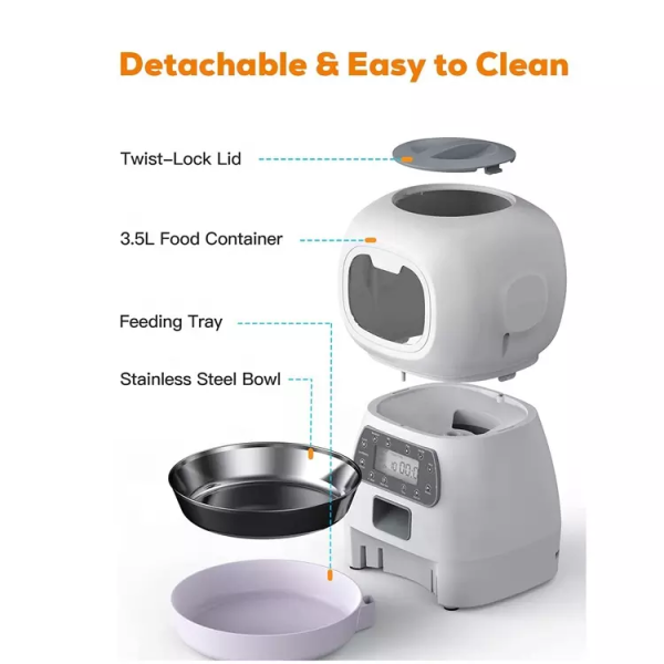 4 Meals Per Day pet feeder