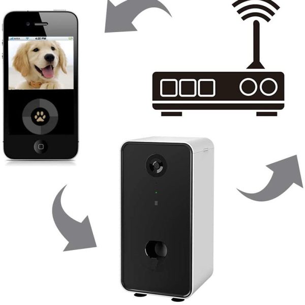 App control treat toy