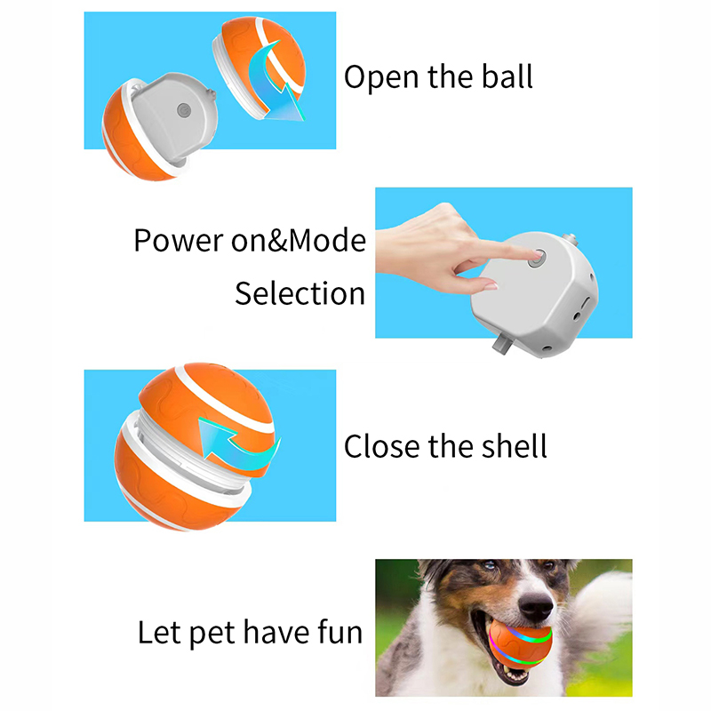 USB pet dog ball