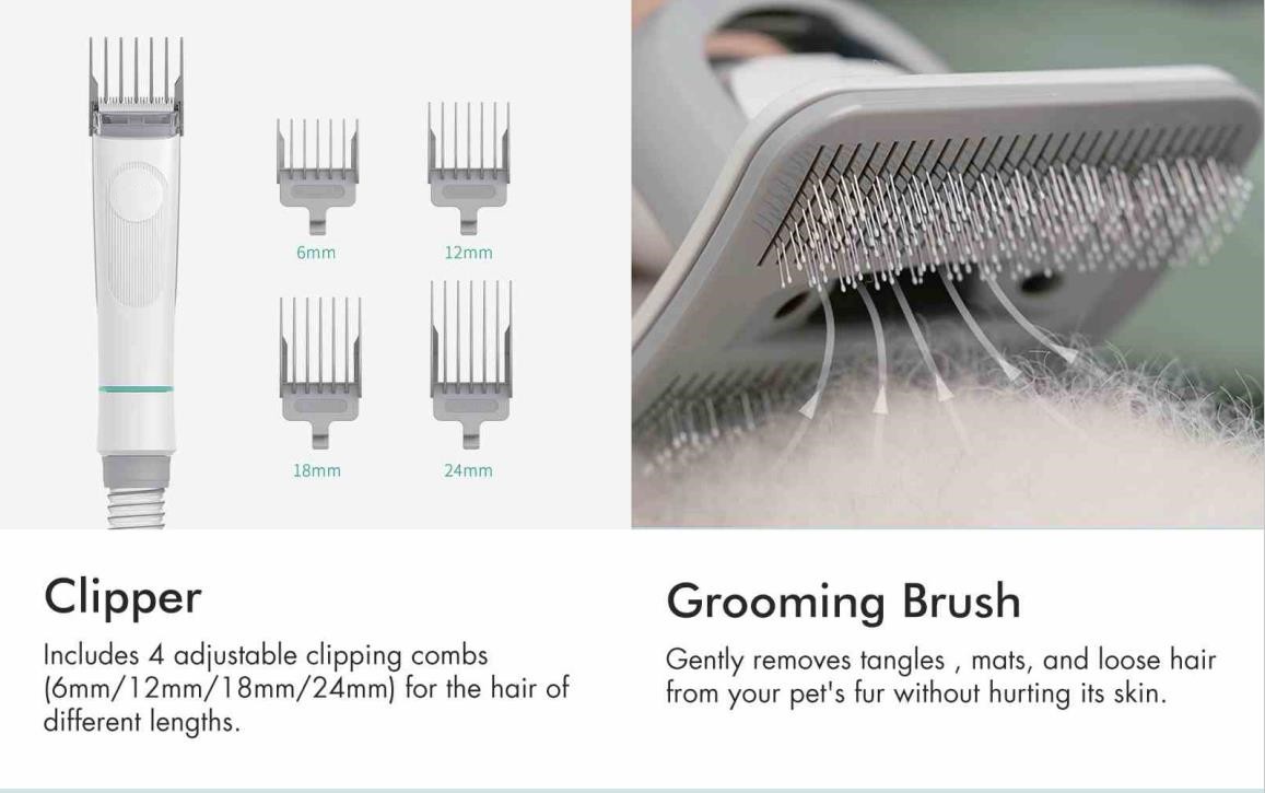 Clipper and Grooming Brush